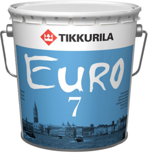 Матовая латексная краска Tikkurila Euro 7